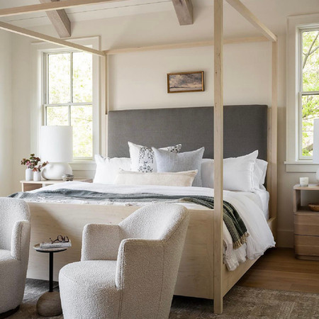cozy & natural bedroom design - studiomcgee