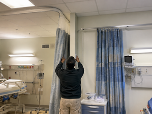 Medical Curtain Track Systems: Surface Mounted vs Ceiling Mounted