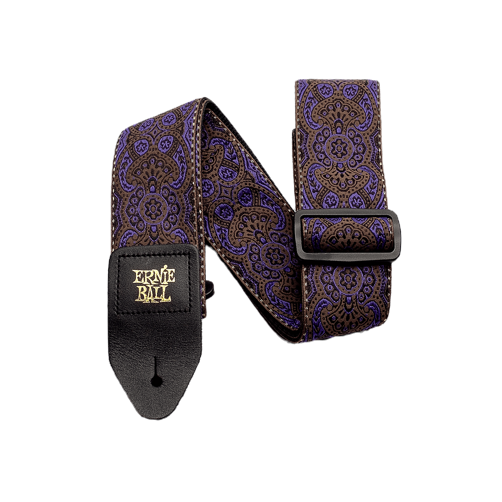 Ernie Ball Guitar/Bass Strap Purple Paisley | P05324