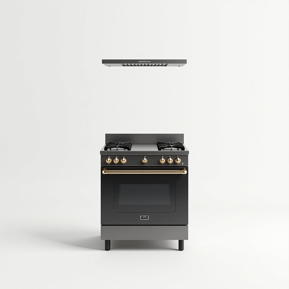 Gas Range With Griddle