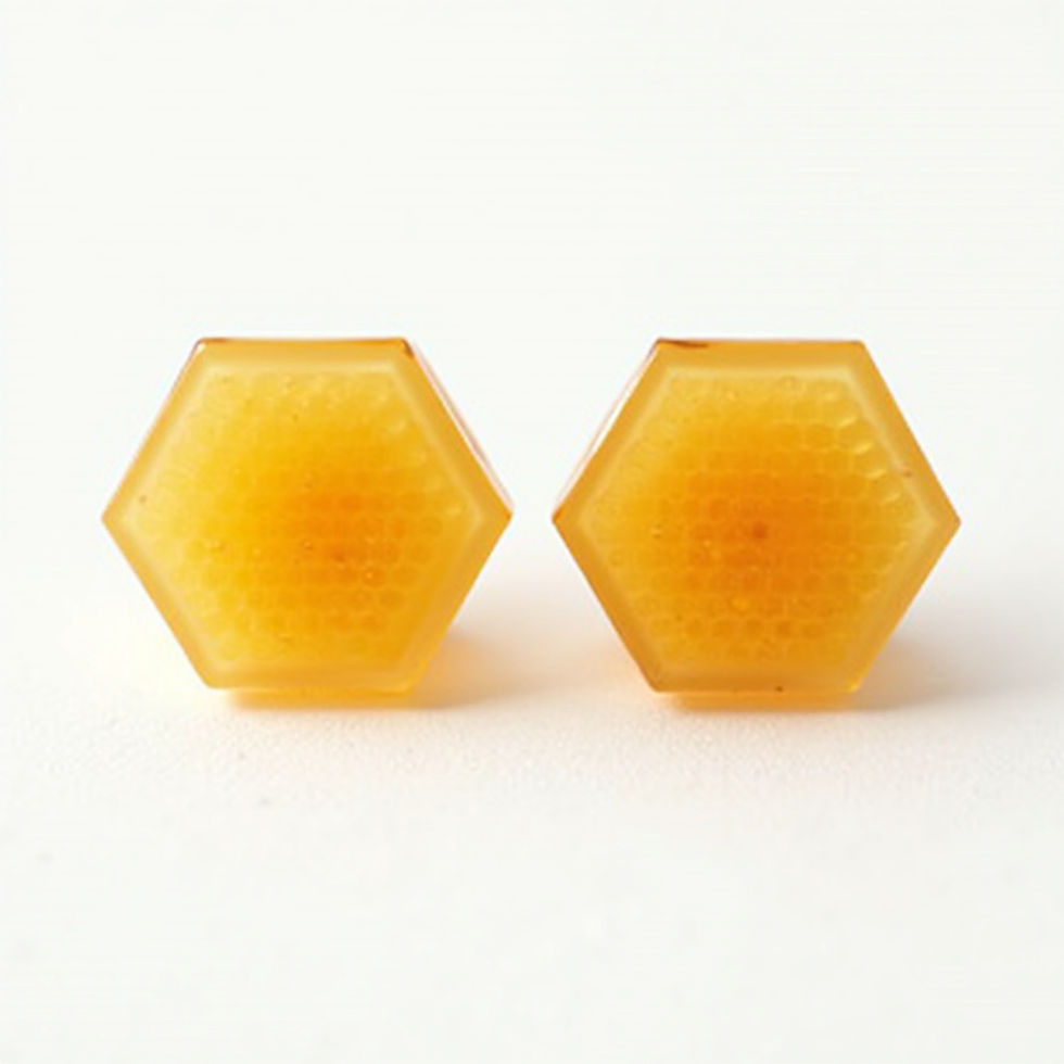 Amber Honey Hexagons