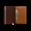 Thumbnail: SLIMWALLET Emboss Lines Cognac