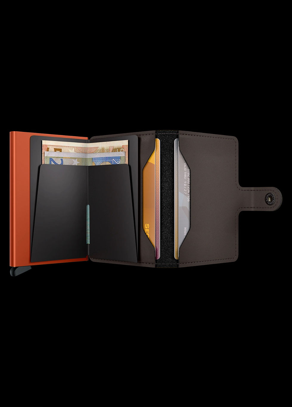 Thumbnail: MINIWALLET Matte Brown-Orange