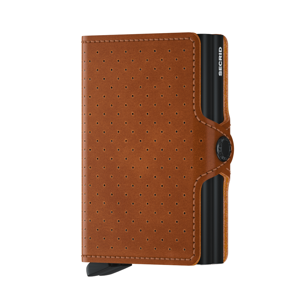 SECRID Twinwallet Perforated Cognac