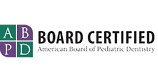Logo for board certified American Board of Pediatric Dentistry