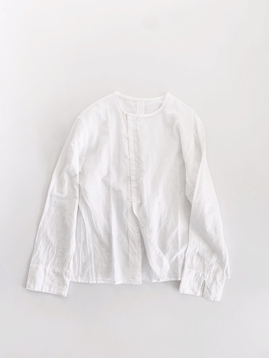 Khadi cotton loop button shirt