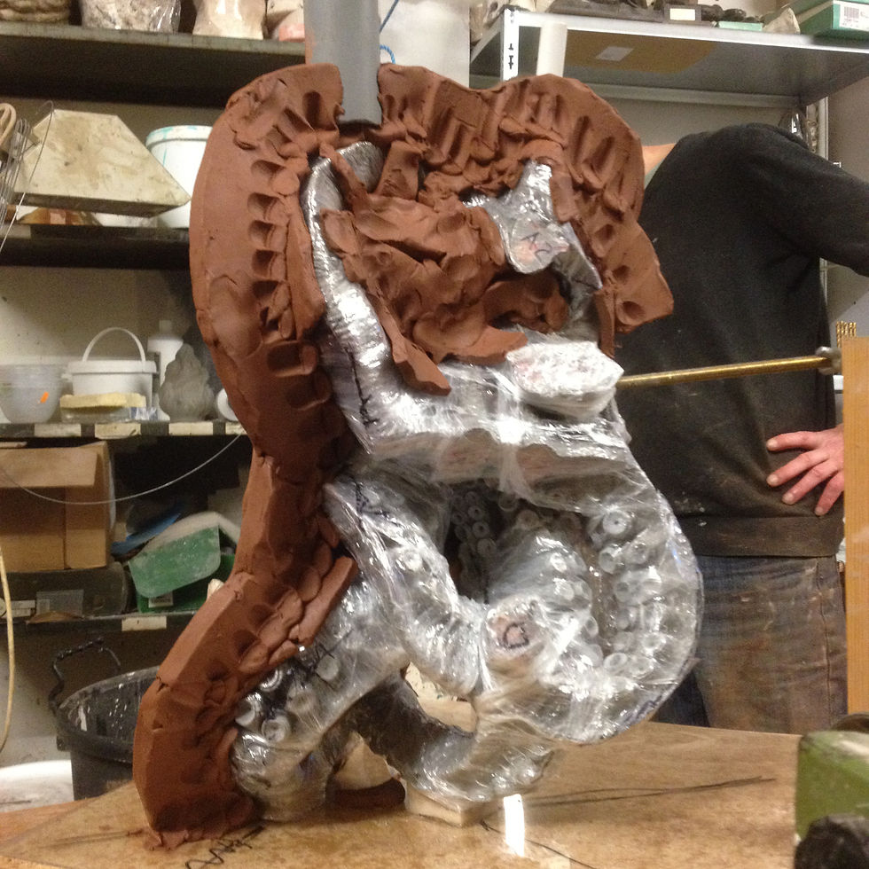 Mould Making - Clay Build Up 2