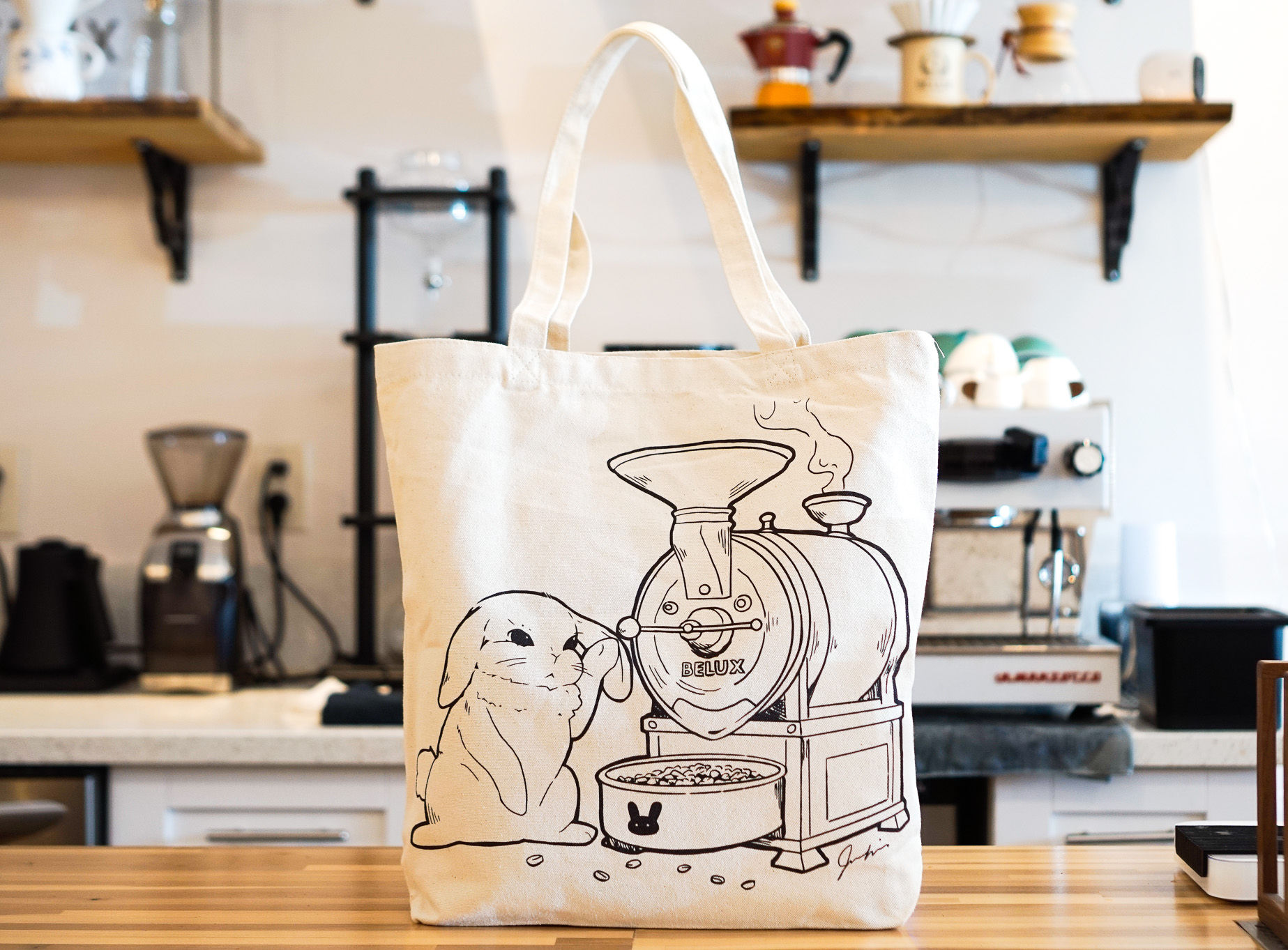 Belux Graphic Canvas Tote