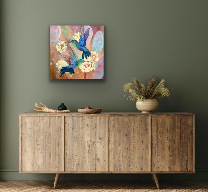 Thumbnail: "Hummingbirds and Cactus"