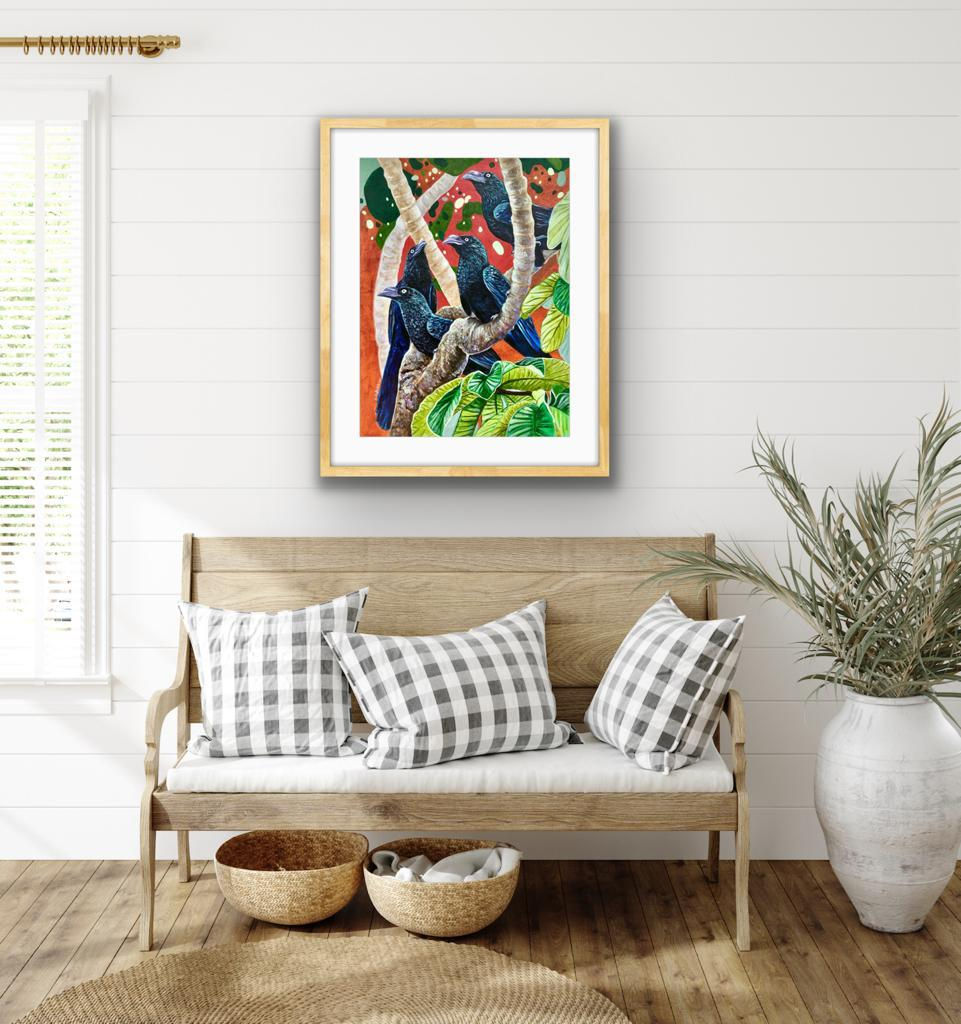 Thumbnail: "Greater ani in Cecropia Tree"/"Corocas-anu em Imbaúba"