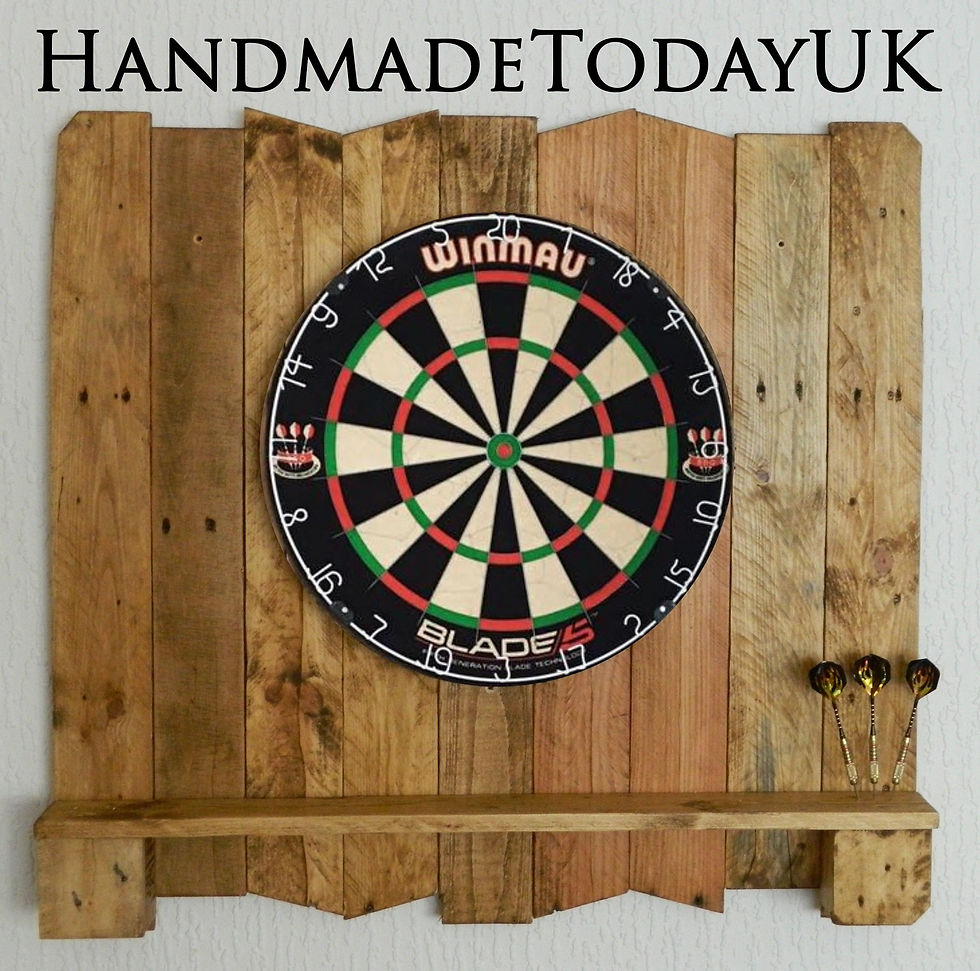 Handmade Darts Backboard