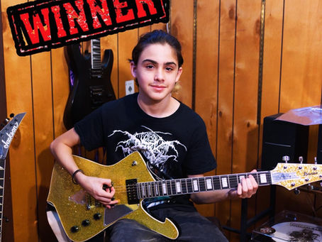 Winner Announced in Guitar Giveaway