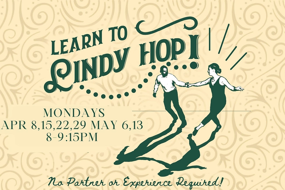 Intro to Swing Dancing **Beginner Level** (8-count Lindy)