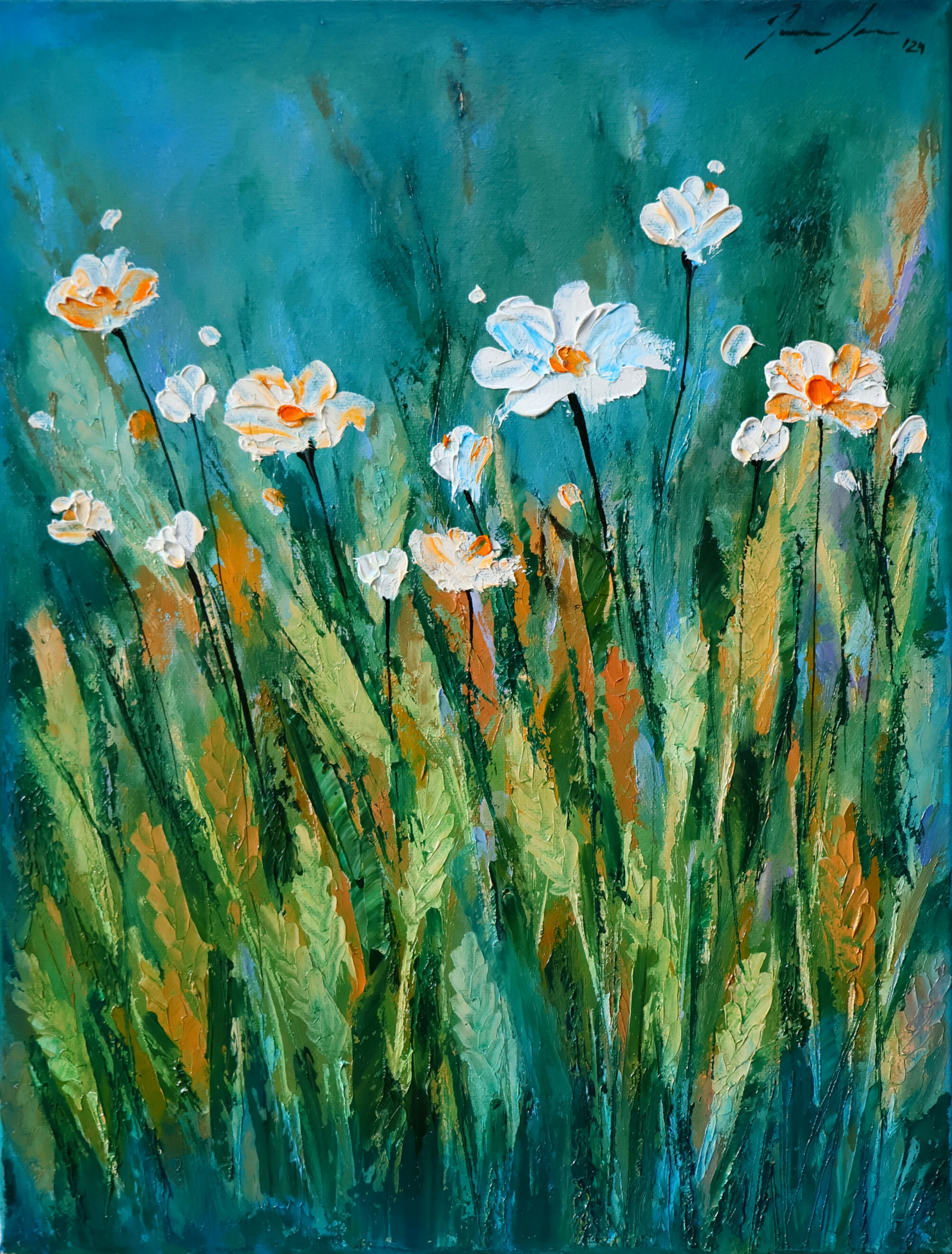 A stormy day in the summer