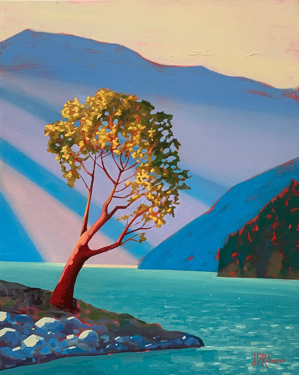Thumbnail: Furry Creek Beach Original Painting