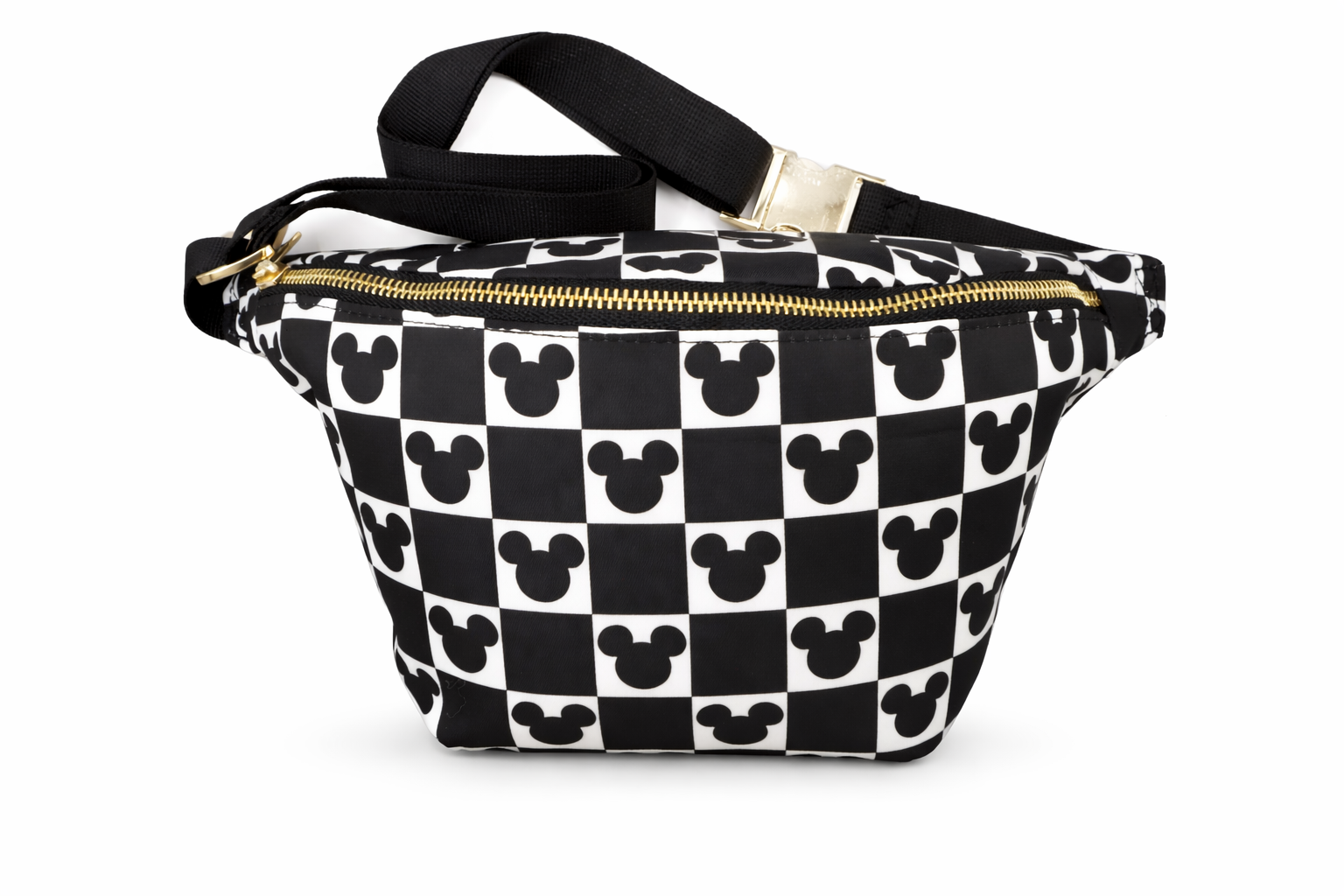 Checkerboard Icon Bag - Black & White | DisneyBound Fanny Pack | Disney World