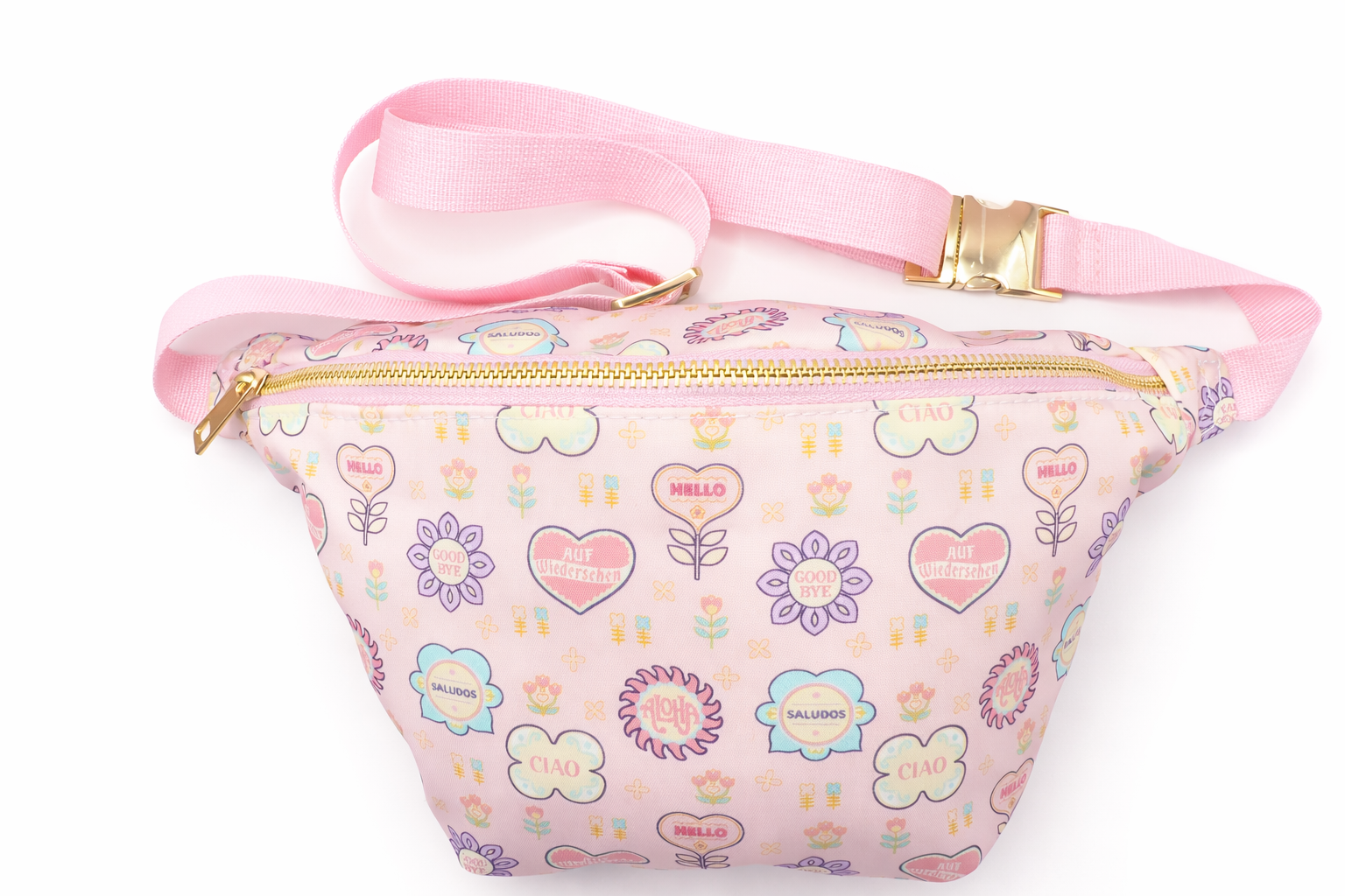 It's a Small World Belt Bag Pink | World Disney Fanny Pack | Disneyland World