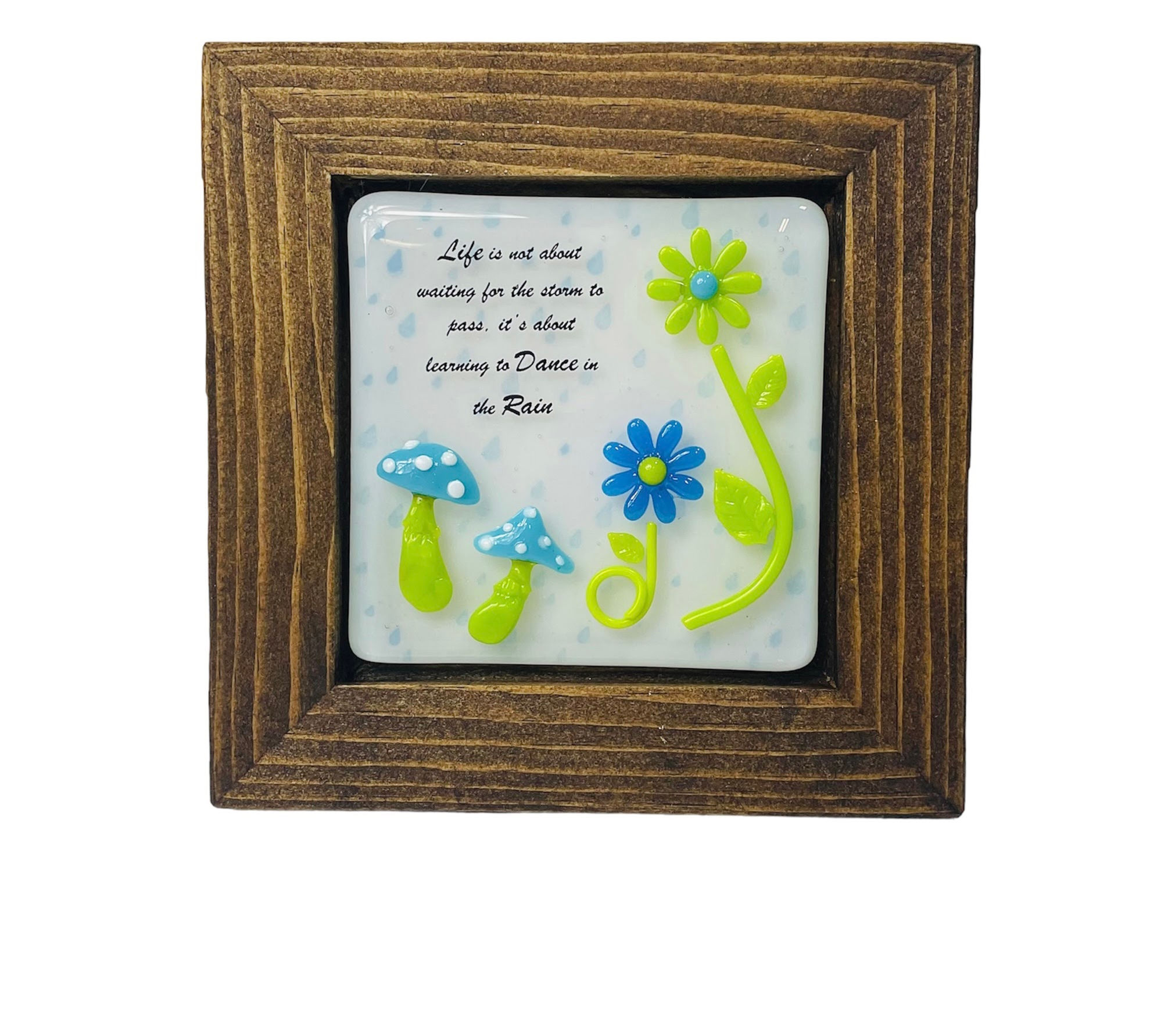 Dance in the Rain - saying 6x6