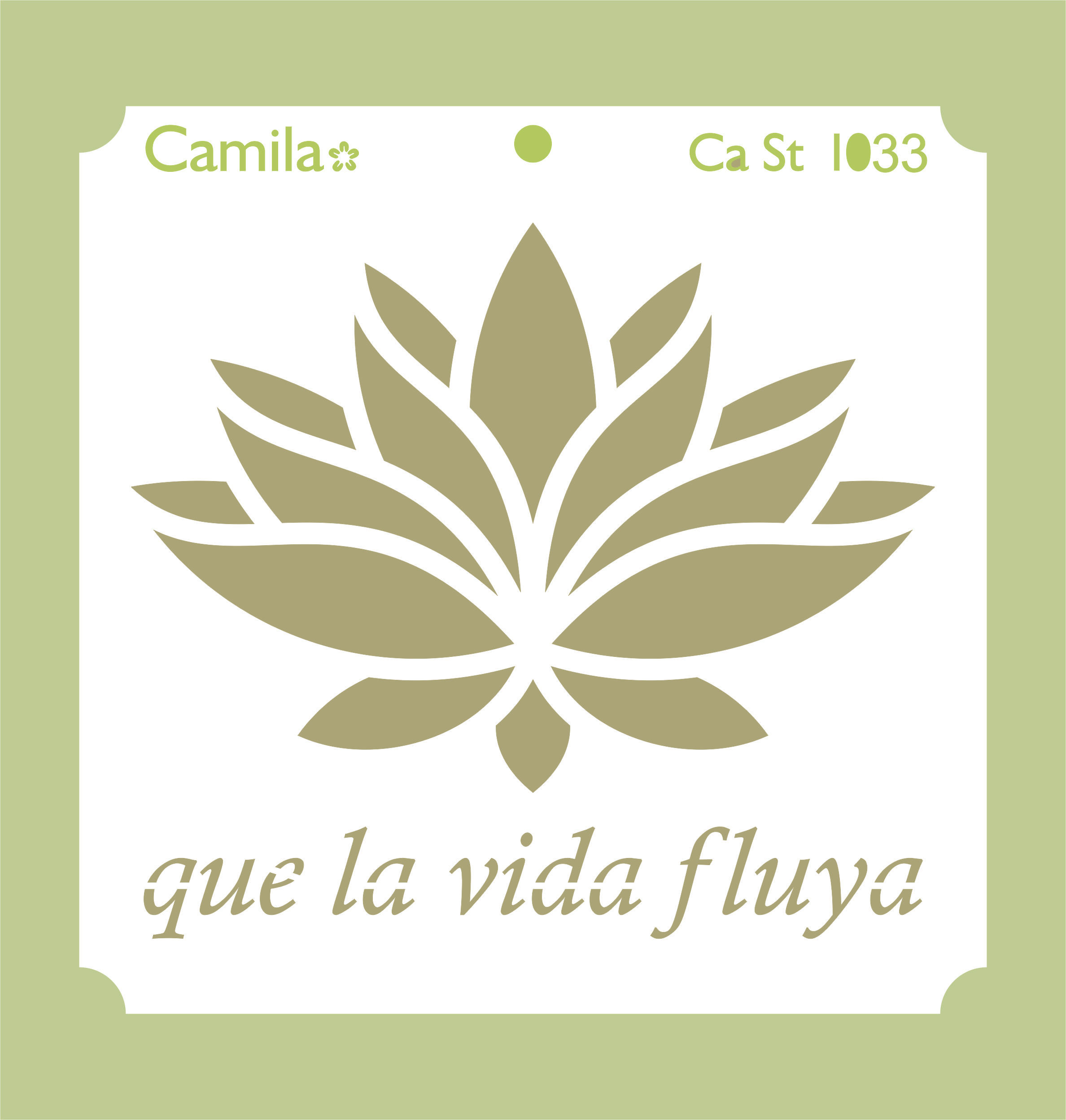 Stencil Camila  Ca1033