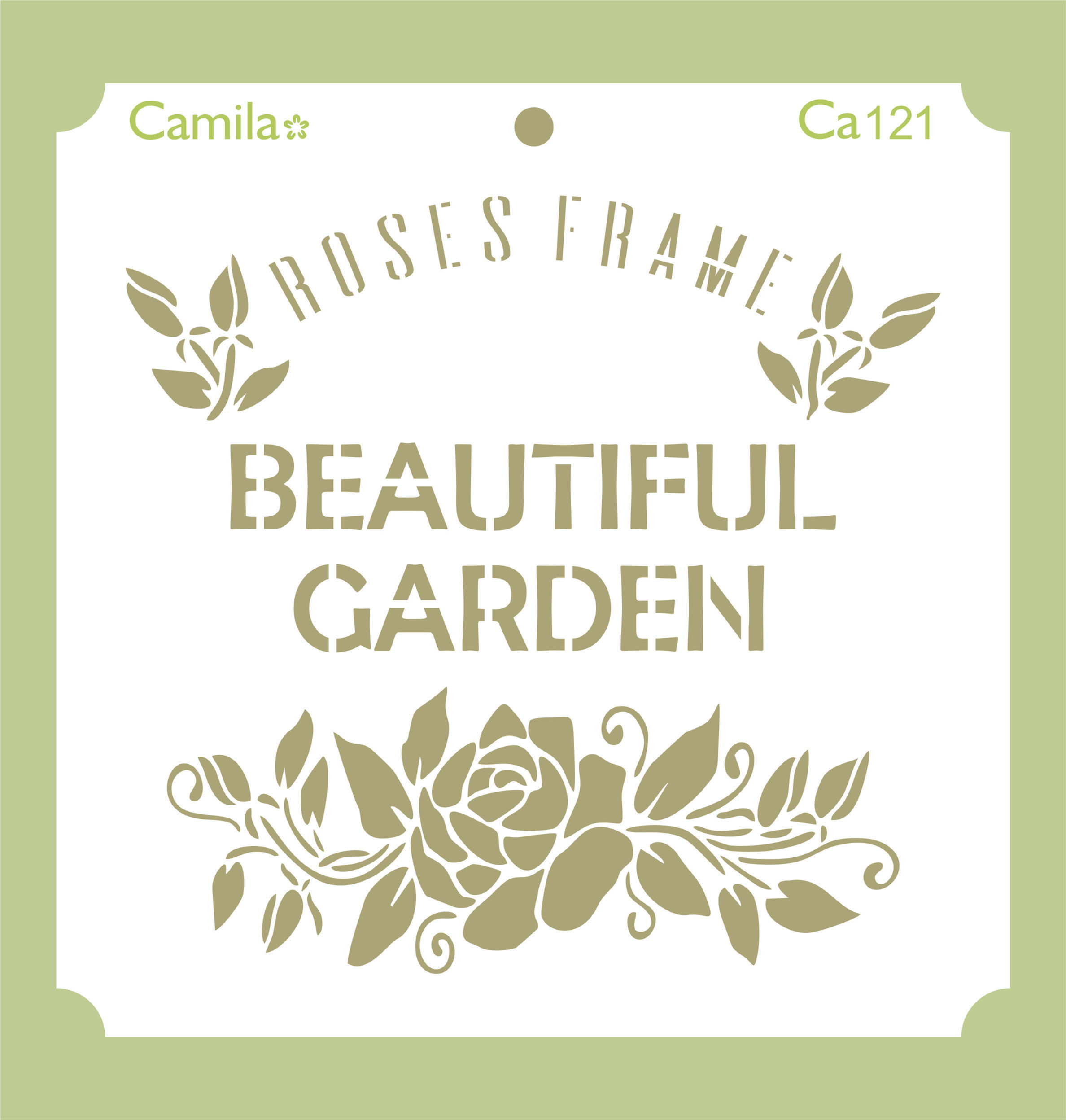 Stencil Camila  Ca121