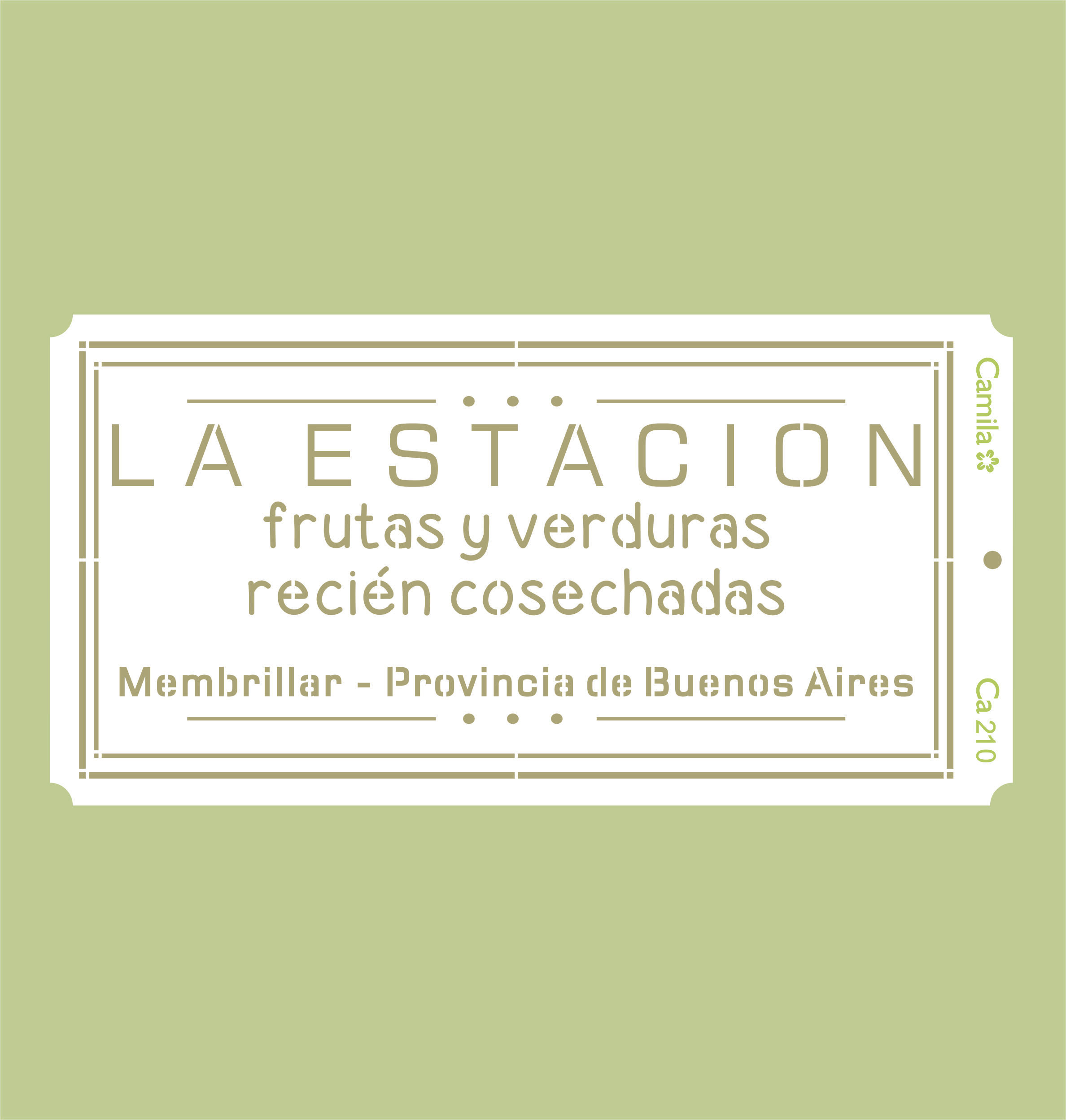 Stencil Camila Ca 210