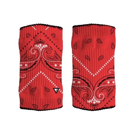 WristBand Paisley Rouge
