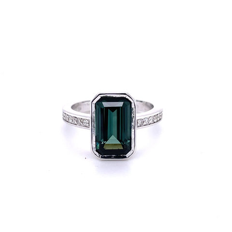 Tourmaline, turmalín, prsteň, ring, gold, diamonds, zlato, diamanty