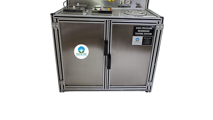 High pressure membrane testing system with multicell series | Tech Inc Research