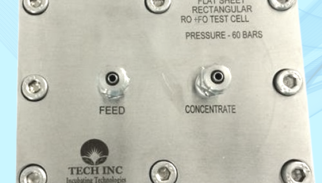 SS 316 RO+FO Test Cell 4x10cm | Tech Inc