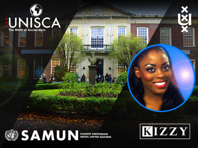Kizzy at the UNISCA/ SAMUN event