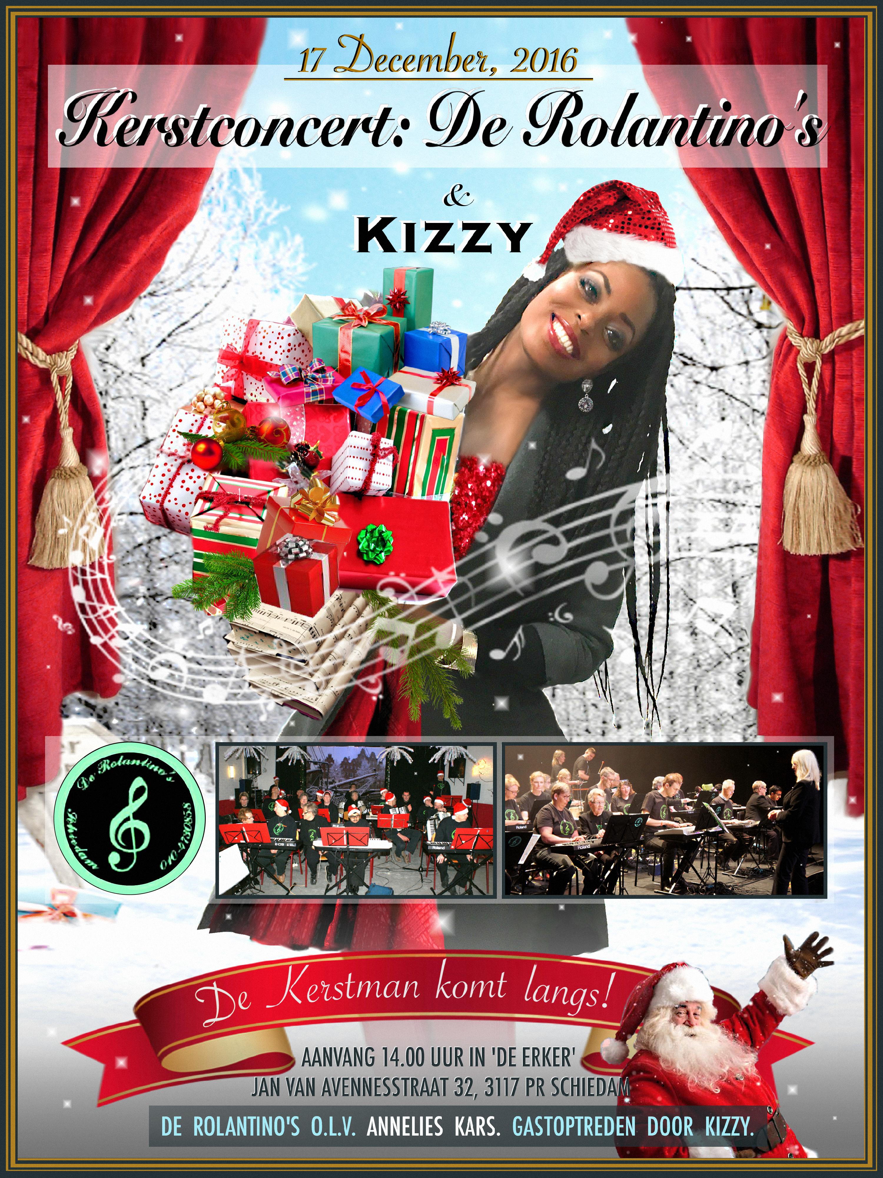 Kizzy at the Rolantino's X-mas Show