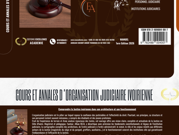 COURS ET ANNALES D'ORGANISATION JUDICIAIRE EDITION 2026