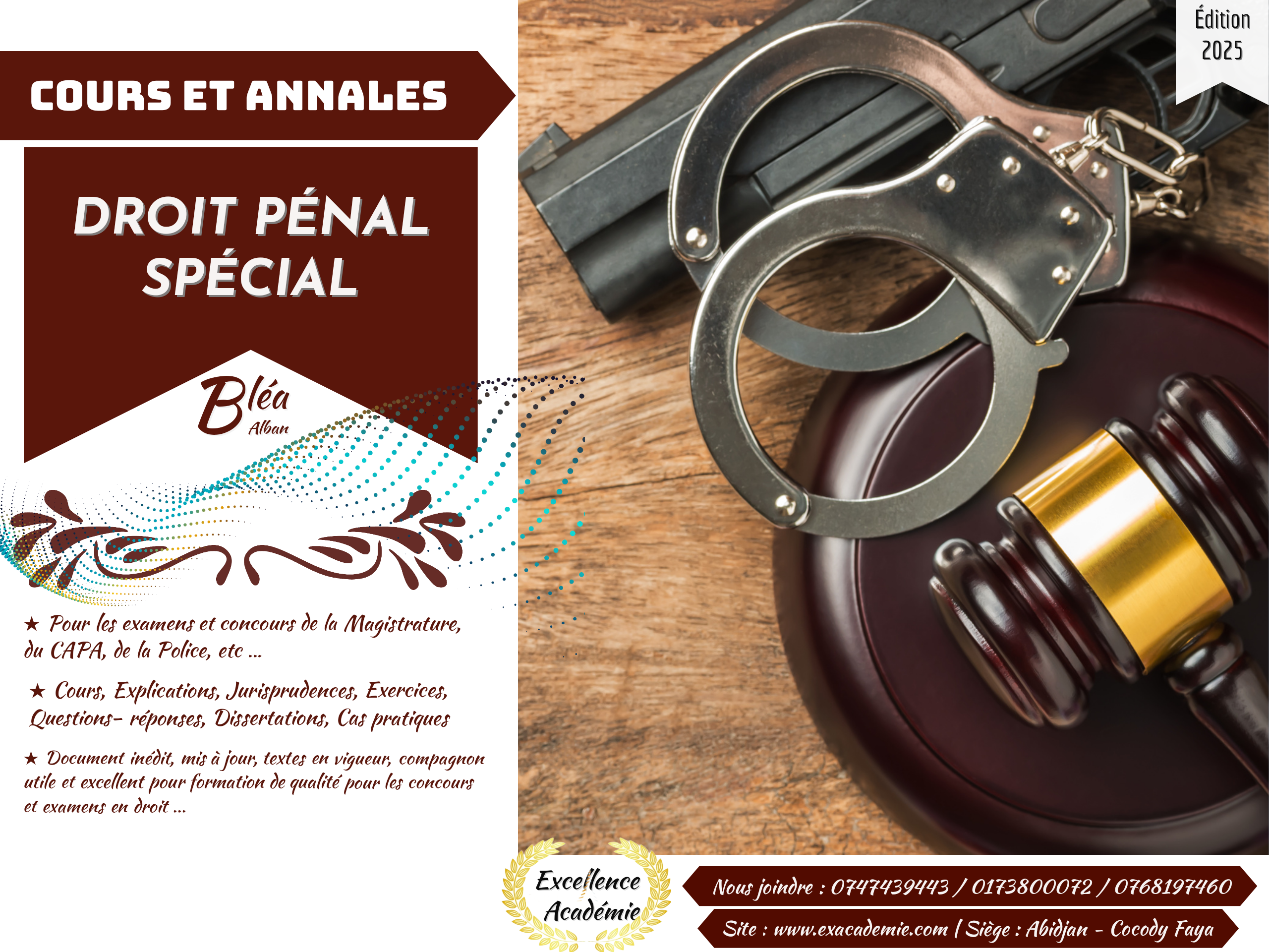 COURS ET ANNALES DE DROIT PENAL SPECIAL