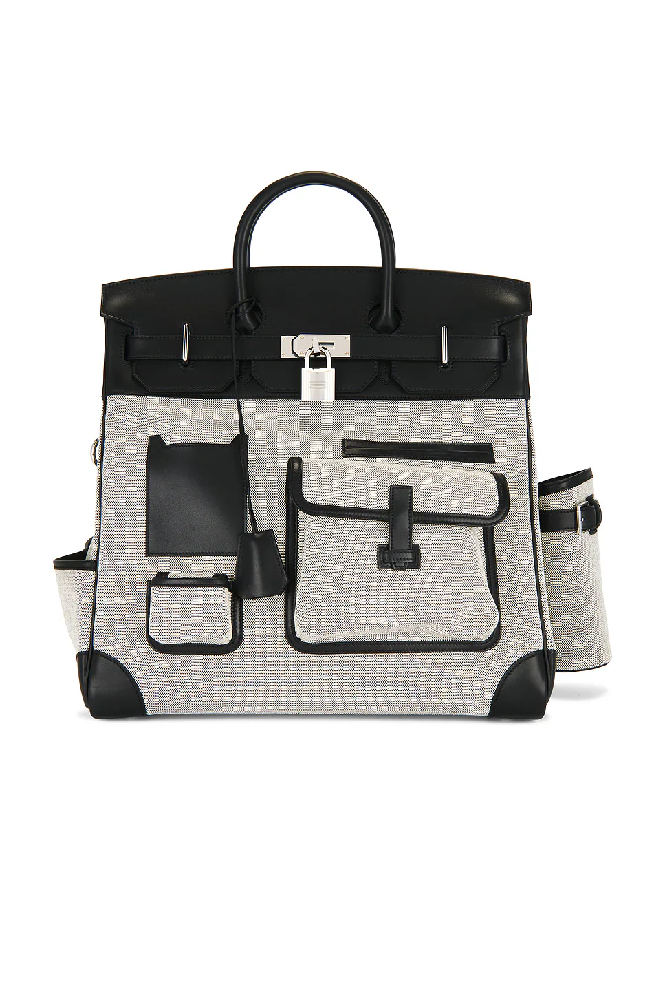 Hermes Evercalf Toile Cargo Haut A Courroies Birkin 40 Handbag