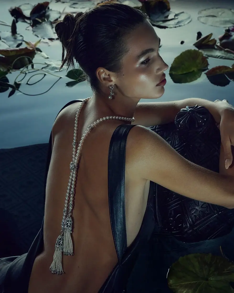 Mikimoto x Chrome Hearts (Photographed by Laurie Lynn Stark, Hollywood, 2024)