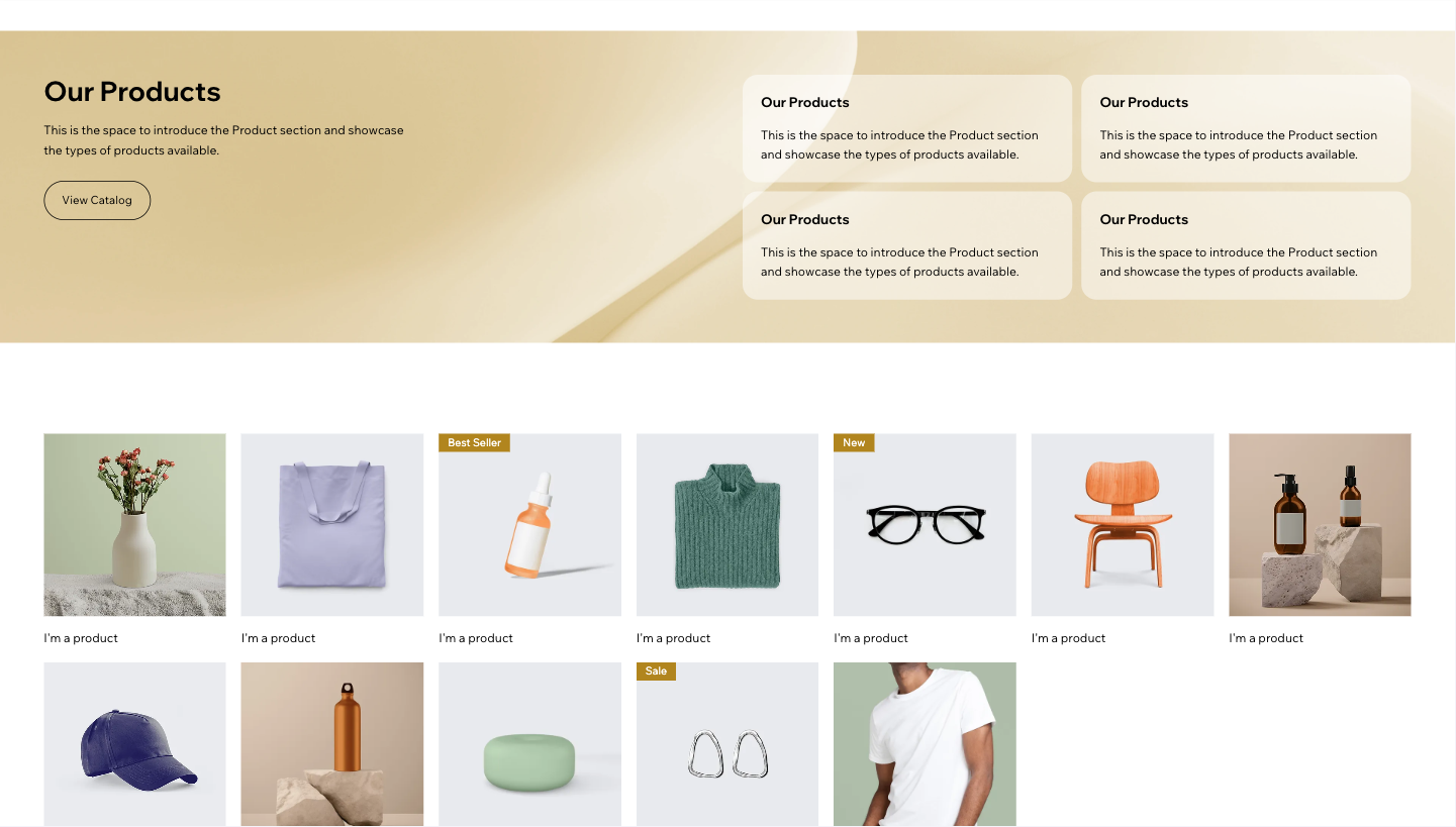 Our products