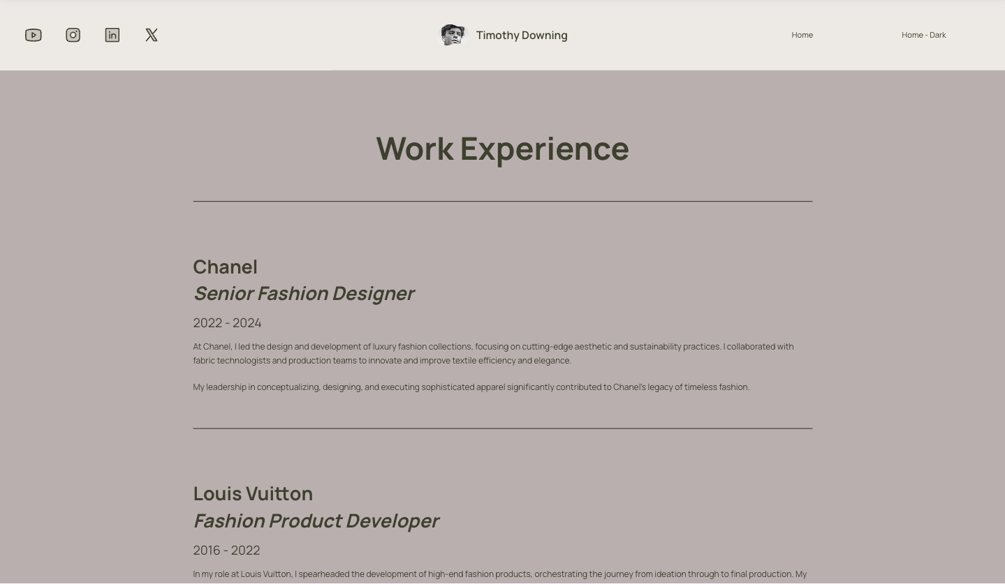 Work experience