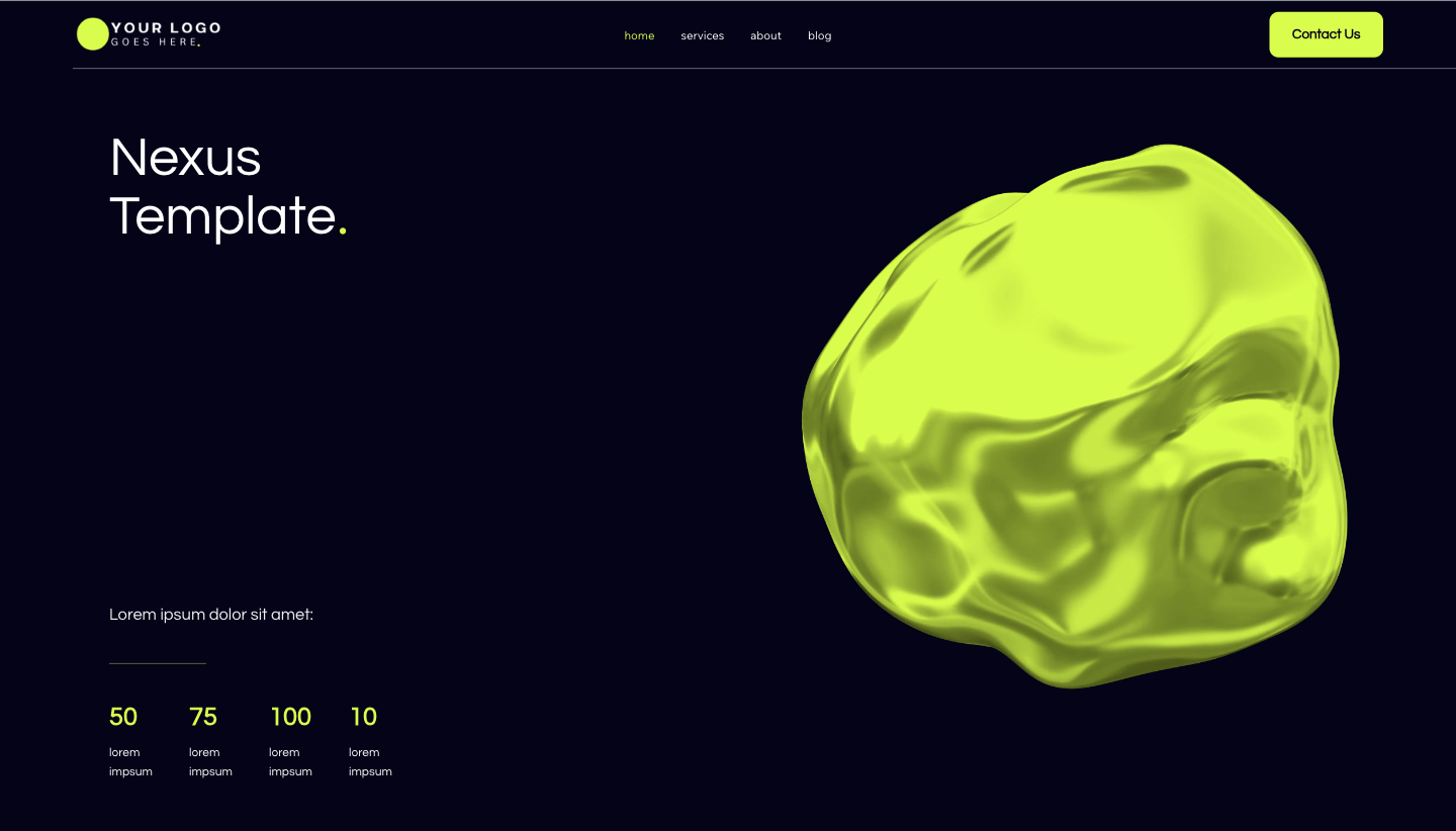 Home page