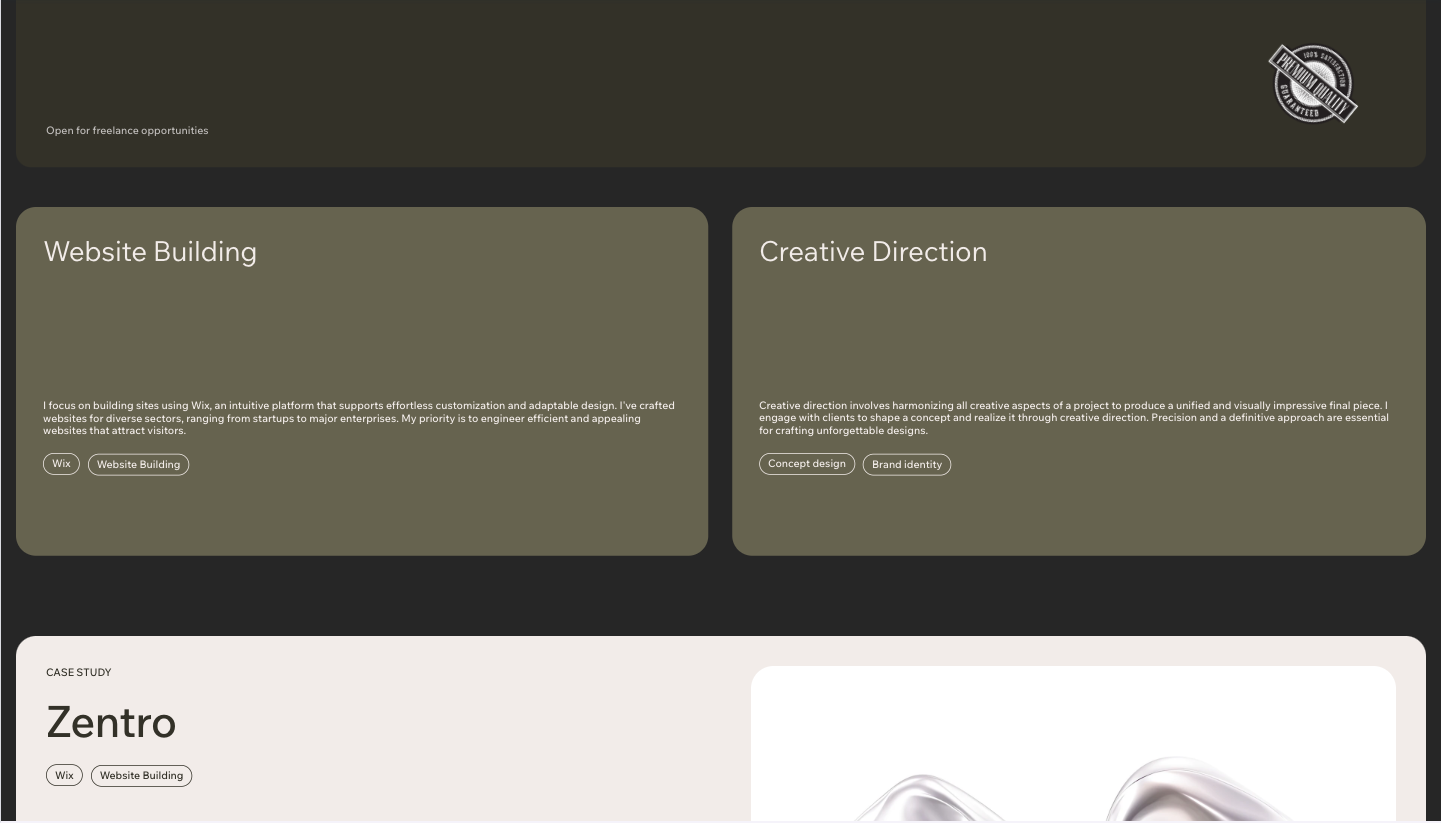 Project descriptions
