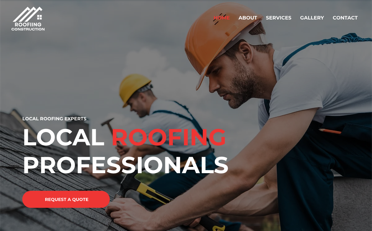 Home page hero