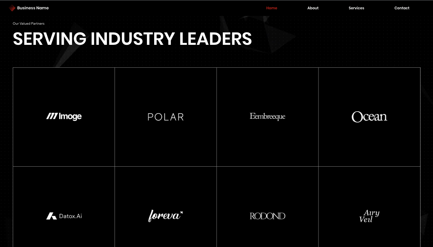 Grid of logos
