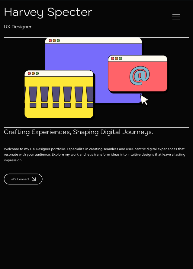 UX Designer Cover
