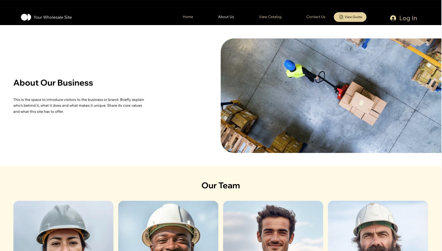 About our business