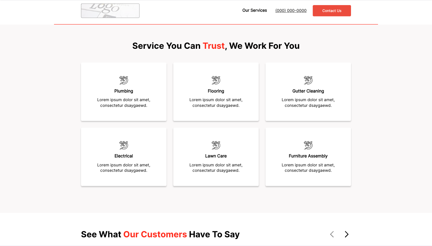 Services list