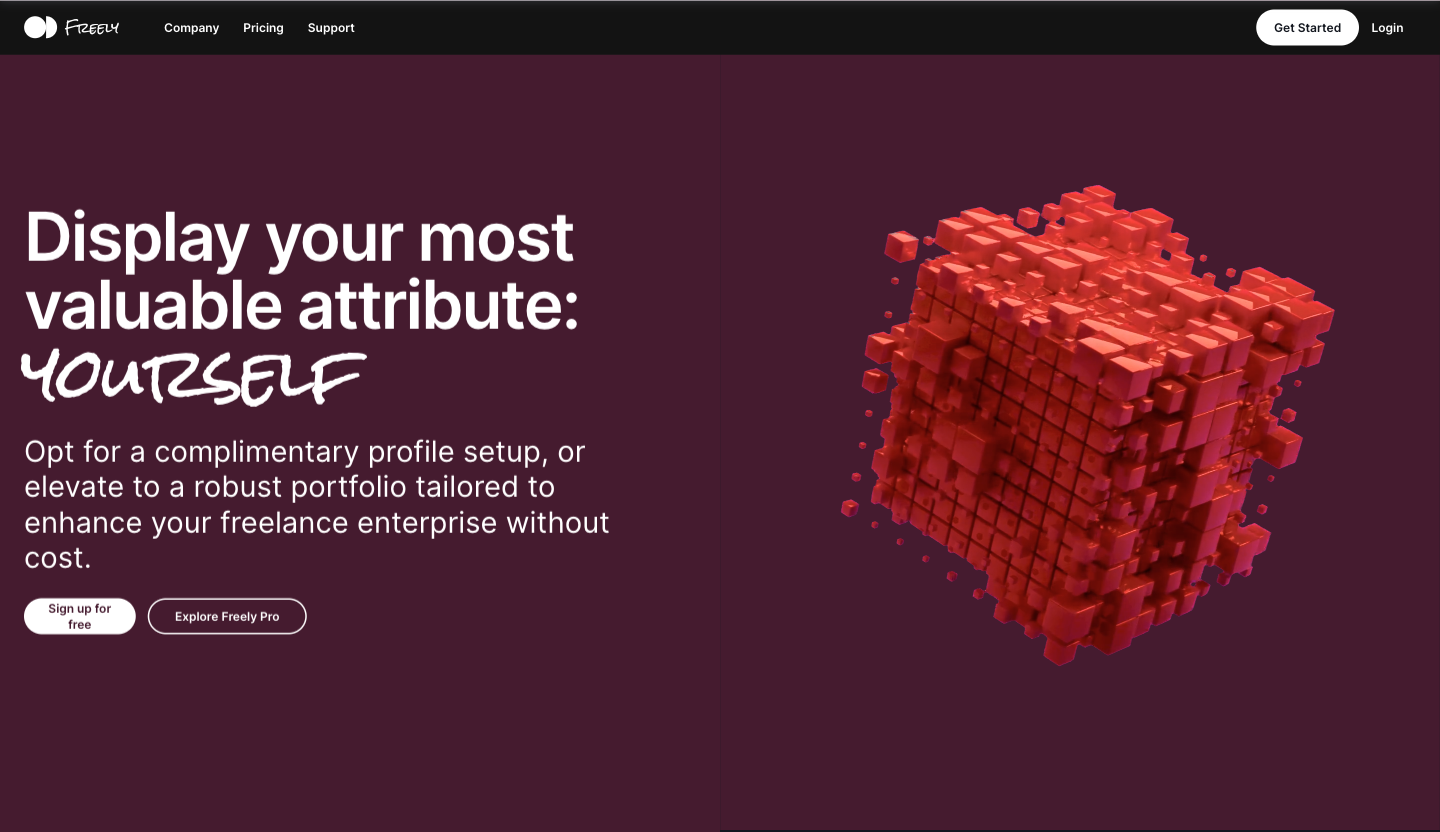 Home page hero