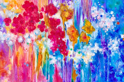 Morning Meditation. Series Cosmic Flowers