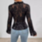 Chemise manches longues en dentelle La Réunion 974