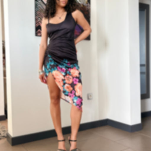 Robe de soirée à épaule unique