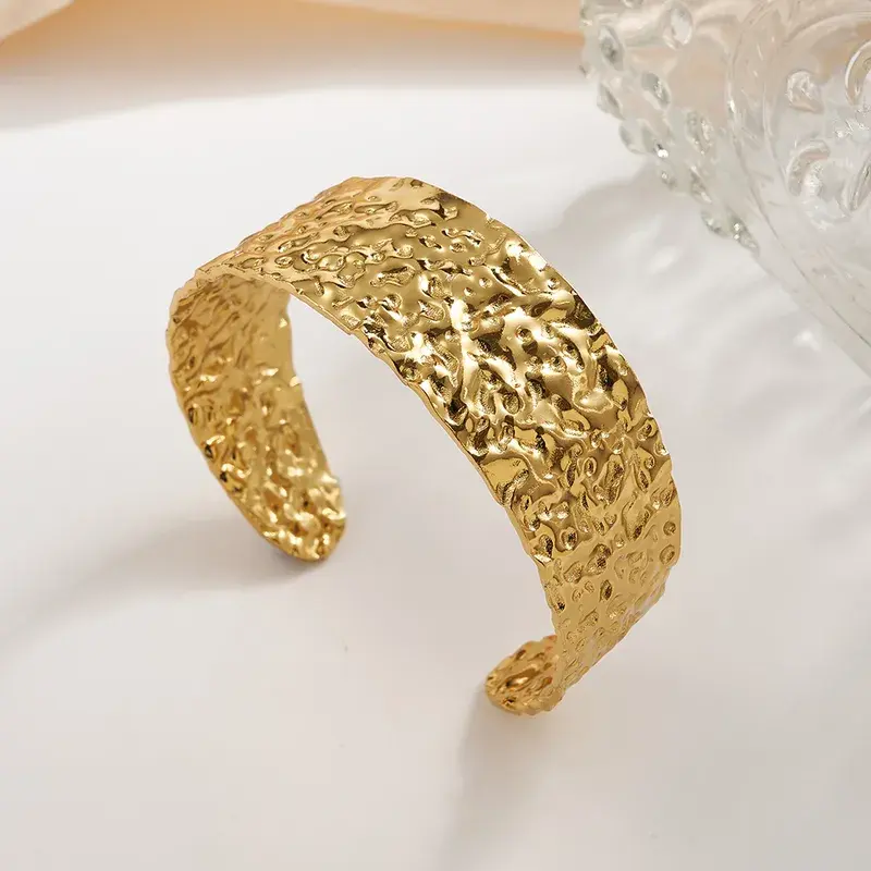 Bracelet ouvert en acier inoxydable La Réunion 974