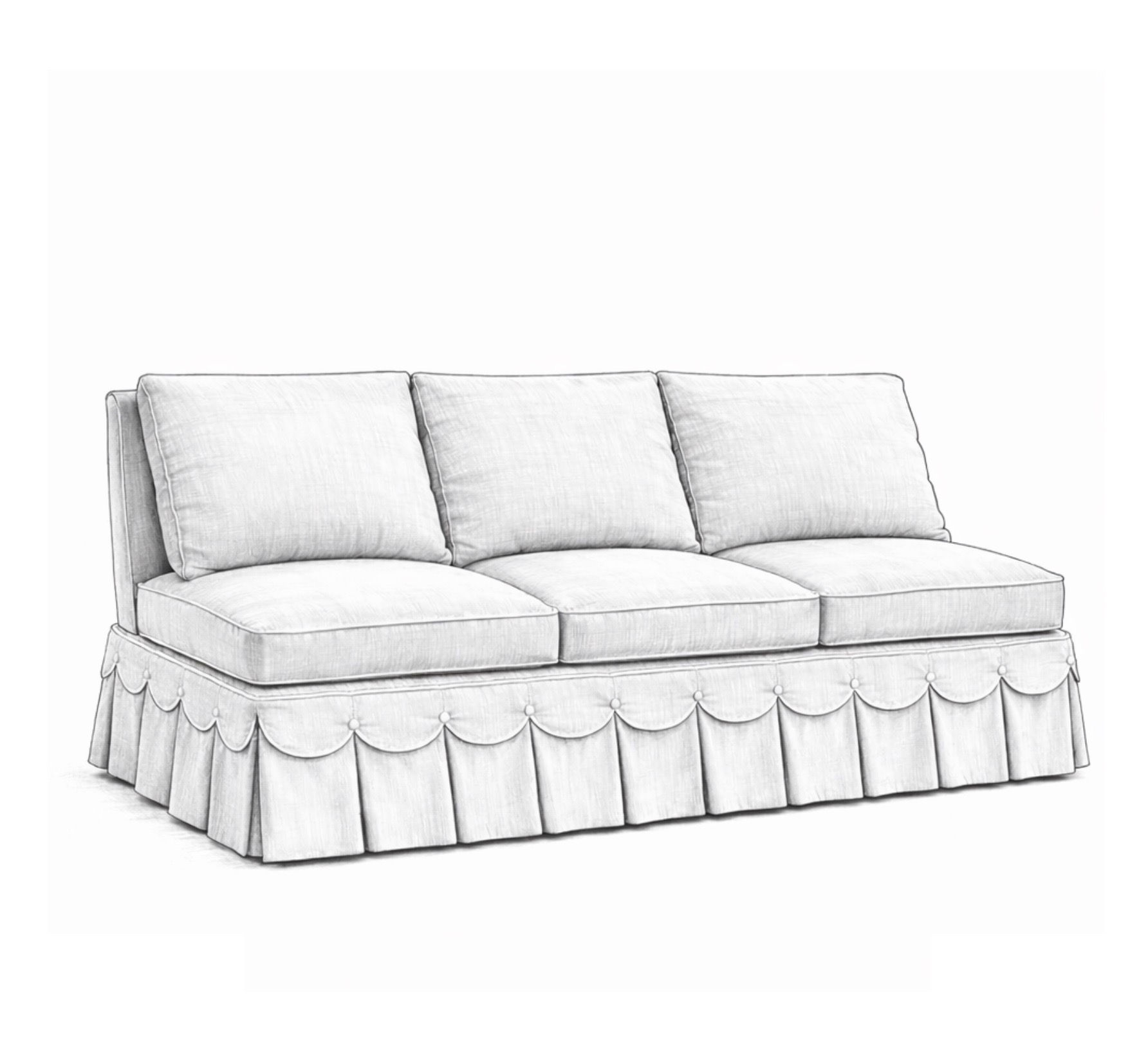 Bennett Armless Sofa